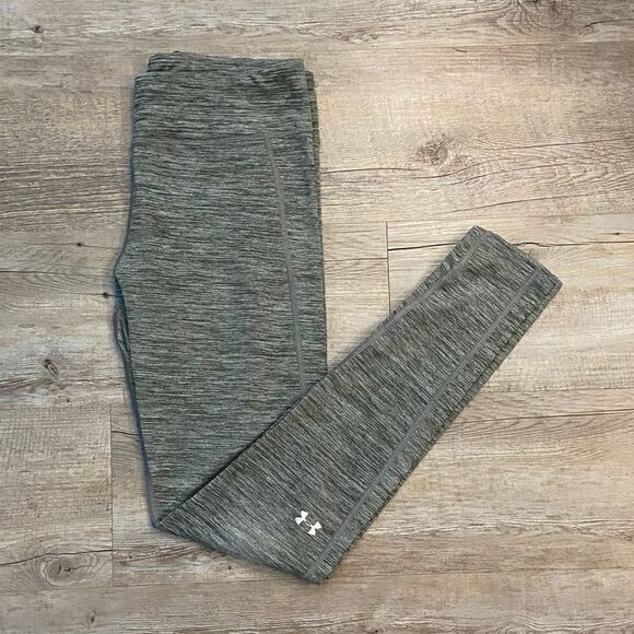 Under Armour Green/Grey Full Length Leggings - Picture 1 of 5